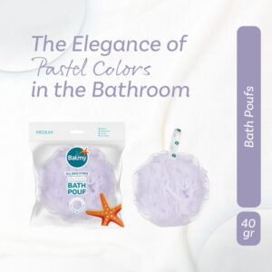 Bath Pouf – Lilac – Medium