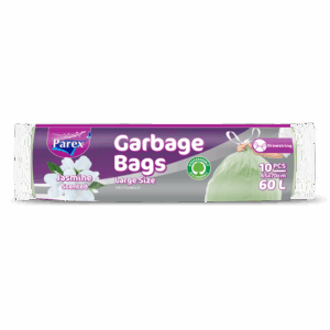 LARGE SIZE DRAWSTRING JASMINE SCENTED GARBAGE BAG 10 PCS