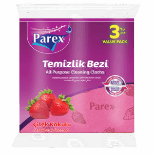 STRAWBERRY SCENTED CLEANING CLOTH 3 PCS
