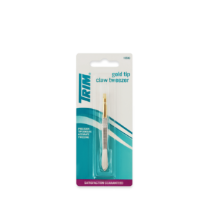 TRIM GOLD TIPPED CLAW TWEEZER SQUARE