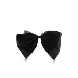 BLACK HAIR RIBBON