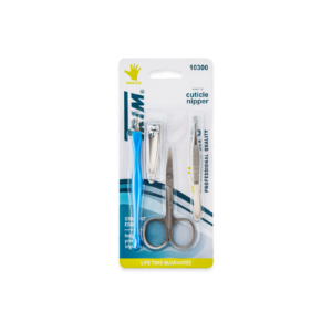 TRIM SET SHARPENER+SCISSORS +TWEEZERS